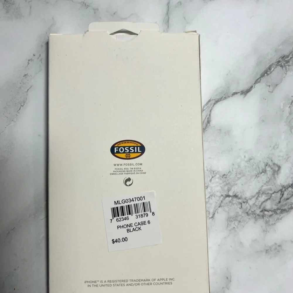 Fossil IPhone 6 Leather Case‎ NEW